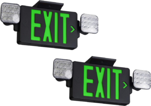 TANLUX Red Exit Sign with Emergency Lights, LED Emergency Exit Light with Battery Backup, UL Listed, AC 120/277V, Commercial Emergency Lights Combo for Business - 1 Pack - Image 16