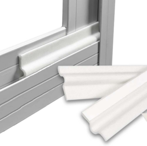 196 Inch Window Draft Stopper Foam Seal Strip,Self-Adhesive Door Weather Stripping for Door Frame Seal,Soundproofing Window Insulation for Winter,Door Gap Filler for Noise Blocker,White - Image 11