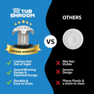 Tubshroom Ultra Revolutionary Bath Tub Drain Protector Hair Catcher/Strainer/Snare Stainless Steel, Single Pack - Image 6