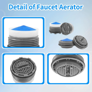 36Pcs Faucet Aerator Kit with 5 Sizes Aerator Key Removal Tools, Replacement Sink Tap Flow Restrictor Inserts for Bathroom and Kitchen, M16.5 M18.5 M21.5 M24 Mm - Image 4