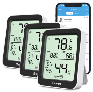 Govee Digital Hygrometer Indoor Thermometer Room H5075, Bluetooth Temperature Humidity Meter with 164Ft Remote App Control, Notification Alerts, 2 Years Data Storage Export for Bedroom, Wine Cellar - Image 9