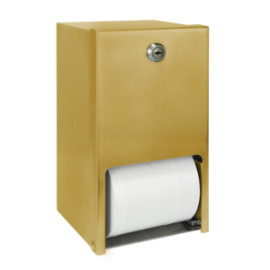 2 Roll Stainless Steel Commercial Toilet Paper Dispenser, Heavy Duty Wall Mount Tissue Holder with Lock for Restroom/Bathroom - Image 9