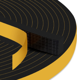 33Ft Door Weather Stripping, (1/2In X 1/4In), Strong Adhesive, Sound Proof, Door Insulation, Weatherproof Foam Tape for Doors, Weatherstripping for Doors Frames, Windows - Image 8