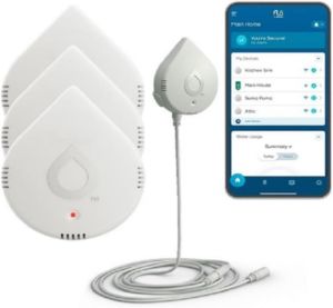 Moen Flo Smart Water Leak Detector, Drip or Flood Sensor Alarm for Home, 1-Pack, White, 920-004 - Image 14