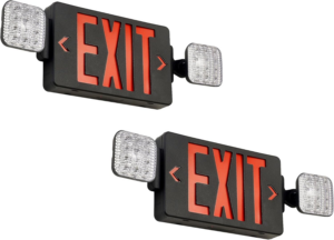 TANLUX Red Exit Sign with Emergency Lights, LED Emergency Exit Light with Battery Backup, UL Listed, AC 120/277V, Commercial Emergency Lights Combo for Business - 1 Pack - Image 12