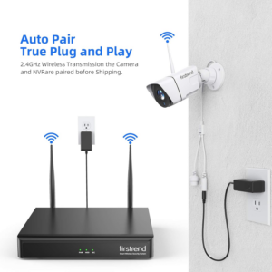 1080P Wireless Security Camera System, Firstrend 8CH Wireless NVR System with 8 Pcs 1080P HD Security Camera and 3TB Hard Drive Pre-Installed, CCTV P2P for Indoor Outdoor for Home - Image 4