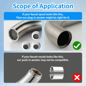 36Pcs Faucet Aerator Kit with 5 Sizes Aerator Key Removal Tools, Replacement Sink Tap Flow Restrictor Inserts for Bathroom and Kitchen, M16.5 M18.5 M21.5 M24 Mm - Image 7