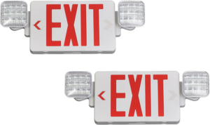 TANLUX Red Exit Sign with Emergency Lights, LED Emergency Exit Light with Battery Backup, UL Listed, AC 120/277V, Commercial Emergency Lights Combo for Business - 1 Pack - Image 21