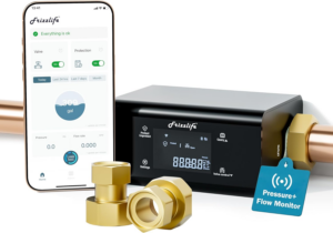 Frizzlife LP365 Smart Water Monitor and Automatic Shutoff - 0.01GPM Ultrasonic Micro Leak Detection, APP Wi-Fi Remote Control, Real-Time Flow/Temp Monitoring, 24/7 Water Usage Reports, 3/4" and 1" - Image 12