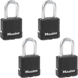 Master Lock Magnum Heavy Duty Outdoor Padlock with Key, Weather Resistant Body and Cut Safe Shackle Make Lock Perfect for Fences, Gates, Sheds, 2 Pack, M115XTLF - Image 11