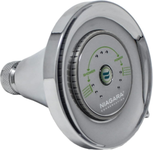 Niagara Conservation N3915BN Earth Luxe 3-Spray with 1.5 GPM 3.35-In. Wall Mount Adjustable Fixed Shower Head in Brushed Nickel, 1-Pack | Bathroom Shower Head Sprayer with Pressure Compensation - Image 7