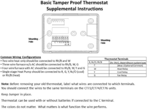 CT72 Basic Tamper Proof Thermostat - Image 7