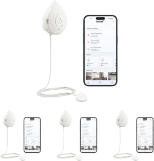 Moen Flo Smart Water Leak Detector, Drip or Flood Sensor Alarm for Home, 1-Pack, White, 920-004 - Image 19