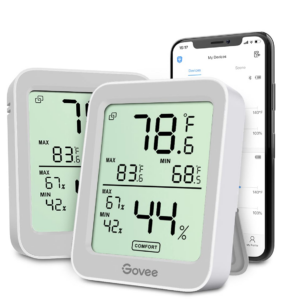 Govee Digital Hygrometer Indoor Thermometer Room H5075, Bluetooth Temperature Humidity Meter with 164Ft Remote App Control, Notification Alerts, 2 Years Data Storage Export for Bedroom, Wine Cellar - Image 13