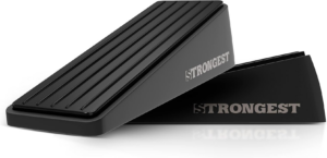 Strongest Home Heavy Duty Door Stopper Wedge (2 Chrome Pcs) | Non-Slip Rubber and Metal Door Stop for Heavy Doors | Work on Wood, Tile, Carpet + 2 White Wall Protectors - Image 13