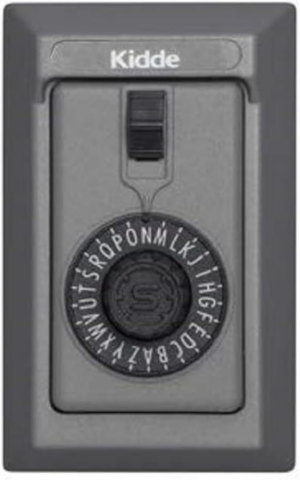 Kidde Accesspoint 001014 Keysafe Original 5-Key Permanent, Spin Dial, Keyless, Titanium Gray