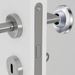 Blulu Concave Wall Door Stopper Door Bumper Stainless Steel Wall Protector Flush Bumper with Grey Rubber Concave Knob Cover Stopper(Silver,4 Pieces) - Image 6