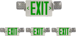 TANLUX Red Exit Sign with Emergency Lights, LED Emergency Exit Light with Battery Backup, UL Listed, AC 120/277V, Commercial Emergency Lights Combo for Business - 1 Pack - Image 10