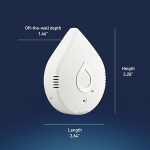 Moen Flo Smart Water Leak Detector, Drip or Flood Sensor Alarm for Home, 1-Pack, White, 920-004 - Image 6