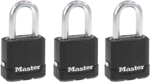 Master Lock Magnum Heavy Duty Outdoor Padlock with Key, Weather Resistant Body and Cut Safe Shackle Make Lock Perfect for Fences, Gates, Sheds, 2 Pack, M115XTLF - Image 8