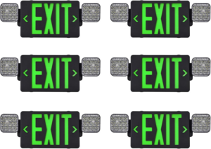 TANLUX Red Exit Sign with Emergency Lights, LED Emergency Exit Light with Battery Backup, UL Listed, AC 120/277V, Commercial Emergency Lights Combo for Business - 1 Pack - Image 19