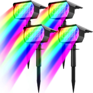 Nipify Solar Lights Outdoor Waterproof, Motion Sensor Spot Lights- 4 Pack/56 LED/3 Modes Solar Powered Spotlights 2-In-1 Auto On/Off Landscape Lighting for outside Yard Wall Garden, Cool White - Image 14