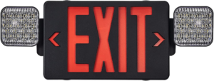 TANLUX Red Exit Sign with Emergency Lights, LED Emergency Exit Light with Battery Backup, UL Listed, AC 120/277V, Commercial Emergency Lights Combo for Business - 1 Pack - Image 13