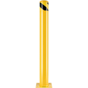 VEVOR Safety Bollard, 42 Inch Height Bollard Post, 4.5 Inch Diameter Steel Pipe Safety Bollard Post, Yellow Steel Bollard, Steel Safety Bollard with 8 Anchor Bolts, Perfect for Traffic-Sensitive Area - Image 9