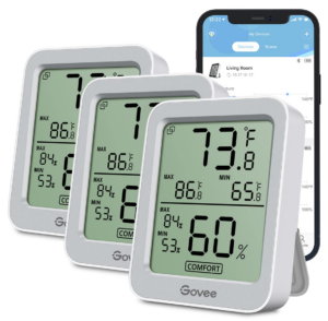 Govee Digital Hygrometer Indoor Thermometer Room H5075, Bluetooth Temperature Humidity Meter with 164Ft Remote App Control, Notification Alerts, 2 Years Data Storage Export for Bedroom, Wine Cellar - Image 12