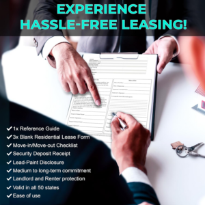 Comprehensive Residential Lease Agreement Forms: Includes 3 Blank Rental Forms & Reference Guide - Residential Rental Lease Agreements Forms for Rental Property Owners - Image 4