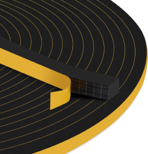 33Ft Door Weather Stripping, (1/2In X 1/4In), Strong Adhesive, Sound Proof, Door Insulation, Weatherproof Foam Tape for Doors, Weatherstripping for Doors Frames, Windows - Image 10