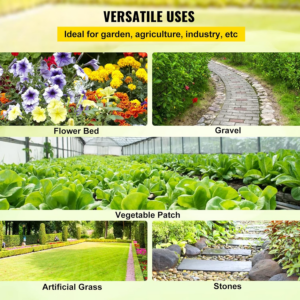 VEVOR Weed Fabric Barrier Heavy Duty, 4X300Ft 5.8Oz Weed Blocker Fabric, Woven Landscape Fabric, Garden Fabric Weed Barrier, Weed Control Fabric Ground Cover, Geotextile Fabric, Gardening Mat, Black - Image 6