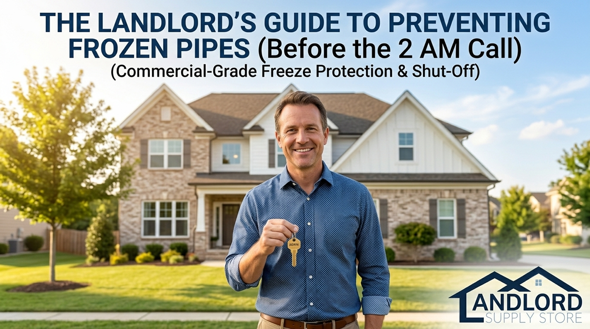 Landlord with Guide to Preventing Frozen Pipes